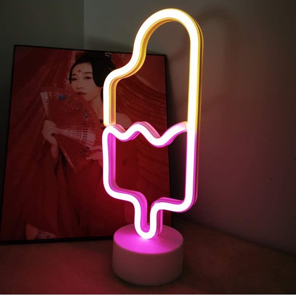 Popsicle Shaped Neon Light LED Neon Signs Light